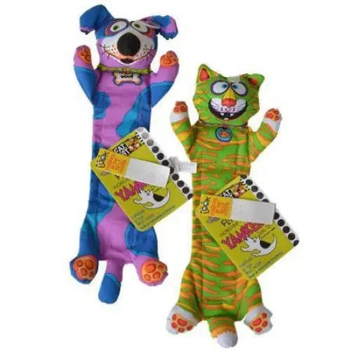 - Postoperative pet anti-licking Elizabethan collarFat Cat Incredible Strapping Flip Flop Yankers Dog Toy - Assorted