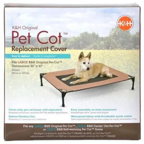---K&H Pet Cot Cover - Chocolate Brown