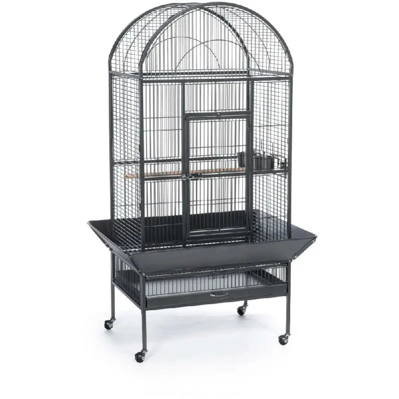 - Dog anti-slip matPrevue Pet Products Large Dome Top Cage Black