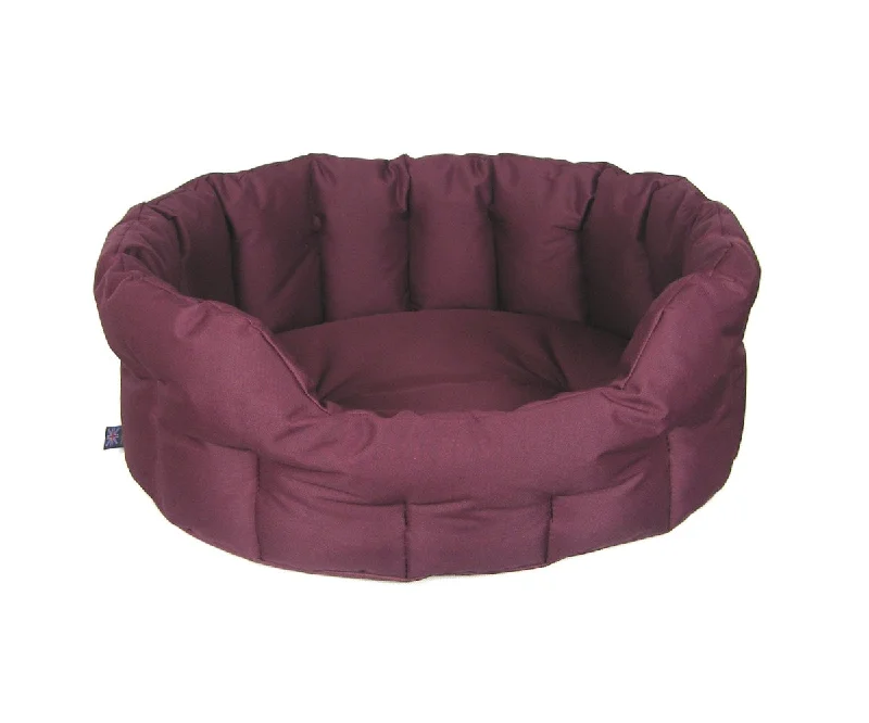 - Pet water dispenser UV sterilization versionBurgundy Country Heavy Duty Waterproof Oval Drop Front Dog Beds by P&L