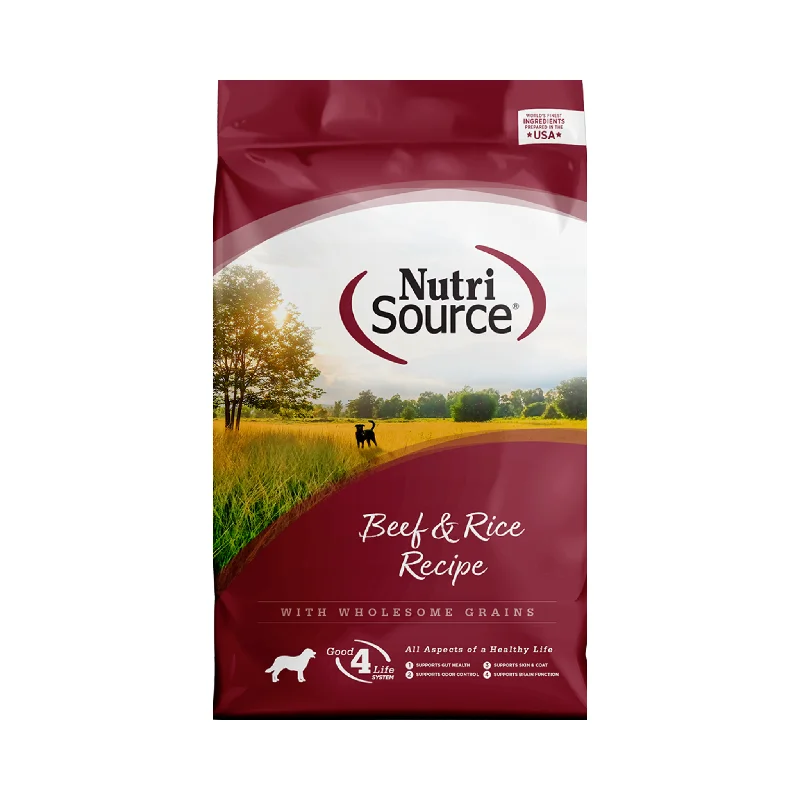 - The effect of dog food on hairNutrisource Adult Beef & Rice Dry Dog Food