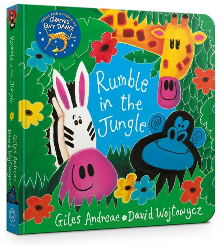 - Dog disposable foam shower gelRumble in the Jungle Board Book