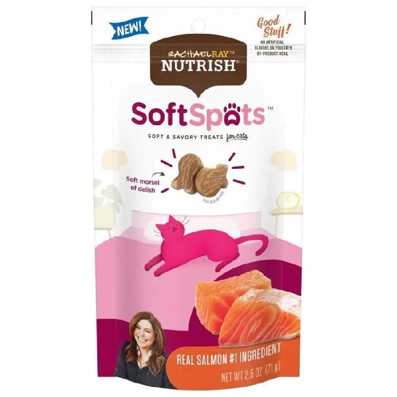 ---Rachael Ray NUTRISH Soft Spot Salmon Cat Treat 2.5 oz