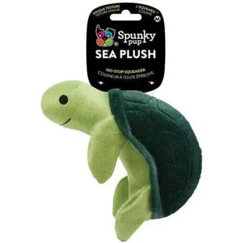 - Pet monitor with cameraSpunky Pup Sea Plush Turtle Dog Toy