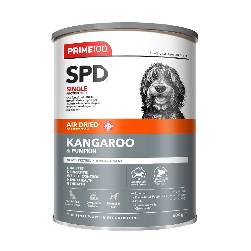 - Food for small dogsPrime100 SPD Air Dried Kangaroo & Pumpkin Adult Dry Dog Food