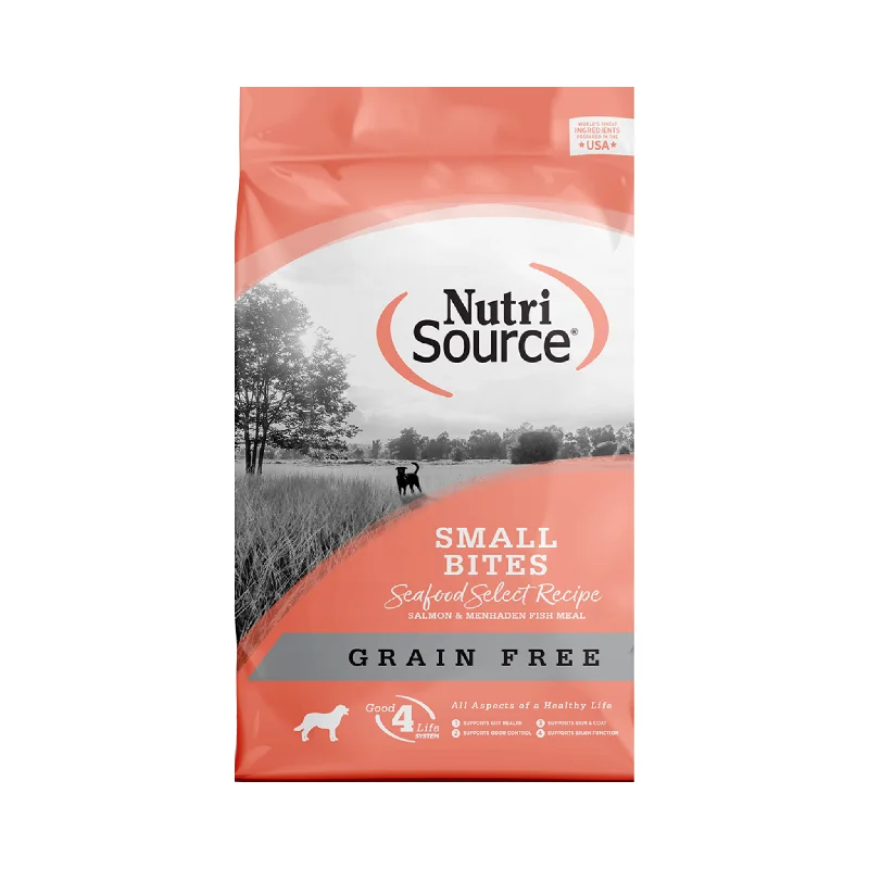 - Gastrointestinal conditioning dog foodNutrisource Grain Free Small Bites Seafood Select Dry Dog Food - Gastrointestinal conditioning dog foodNutrisource Grain Free Small Bites Seafood Select Dry Dog Food