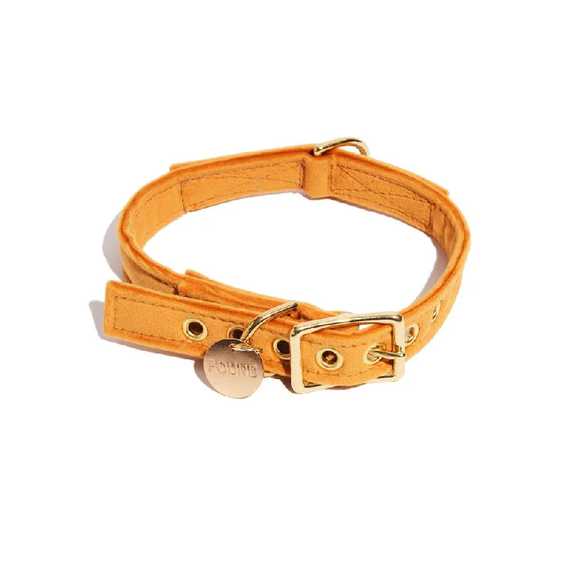 ### Cat accessoriesWashable Velvet Dog Collar Marigold