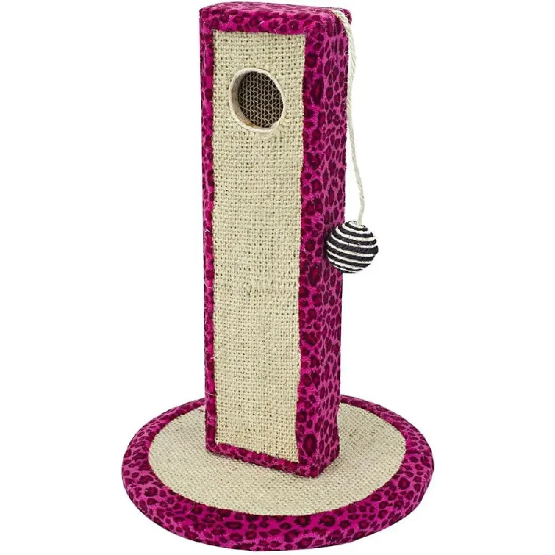 - Dog anti-slip matPink Neon Leopard Cat Life Scratching Post
