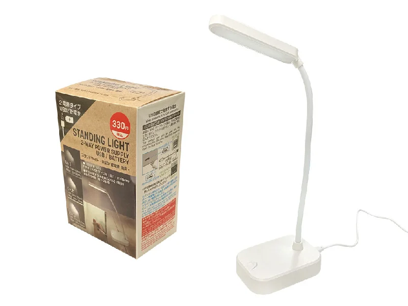 - Winter dog thick down jacketStand light for both USB and dry batteries