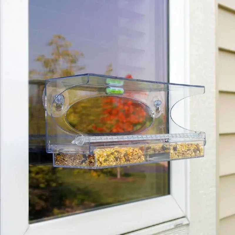- Dog disposable foam shower gelLarge Clear Choice Window Birdfeeder
