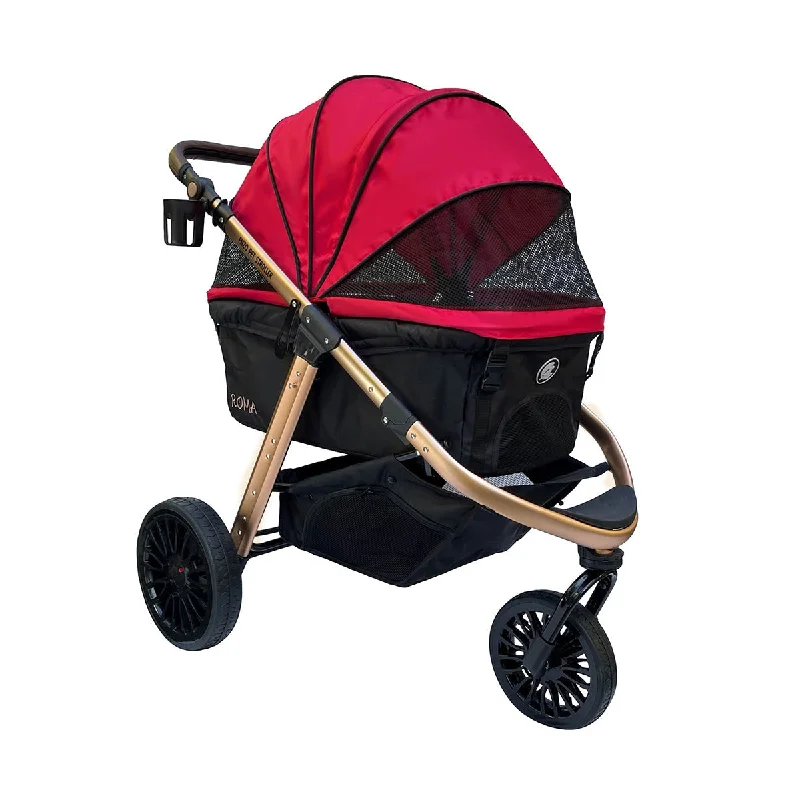 Pet walking leash setRoma Luxury Jogging Sports Stroller Red