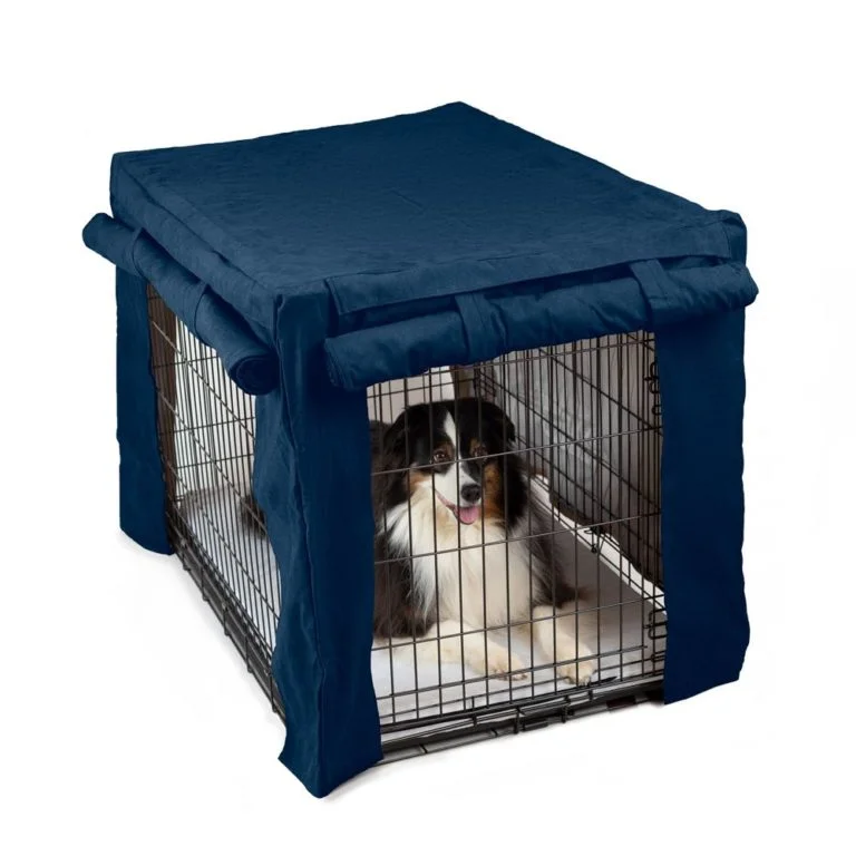 Pet Halloween clothesCabana Dog Crate Cover Sapphire