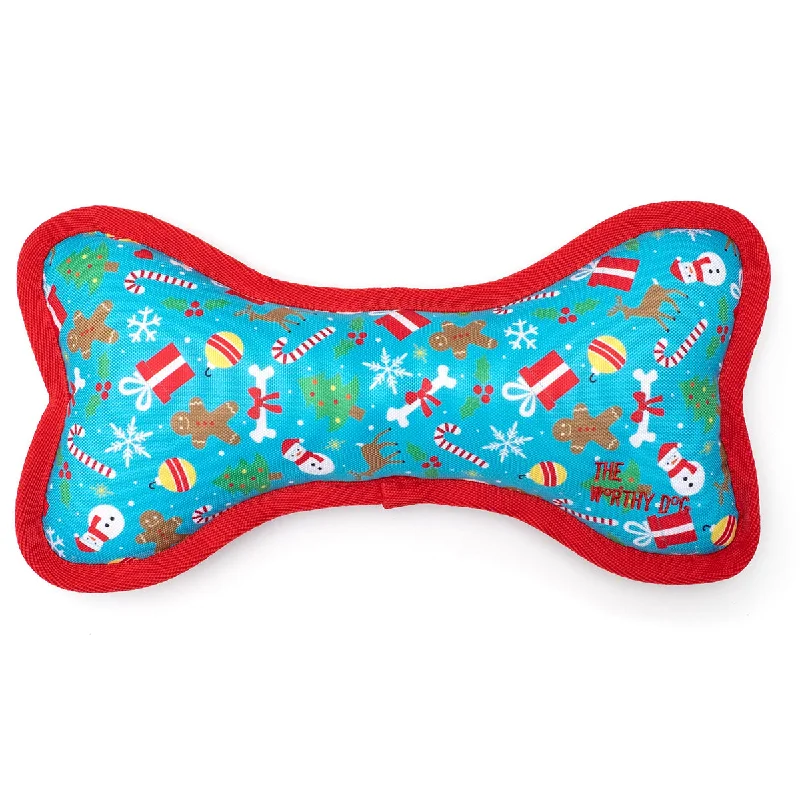 - Brand XX dog toy reviewsWinter Wonderland Bone Dog Toy