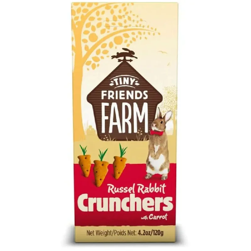 ---Tiny Friends Farm Russel Rabbit Crunchers with Carrot 4.2 oz