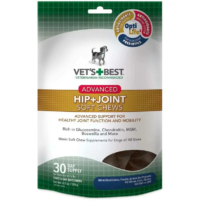  -Anti-scratch scratching board AND cat bed in oneVet's Best Advanced Hip and Joint Soft Chews 30 Chews, 4.2 oz