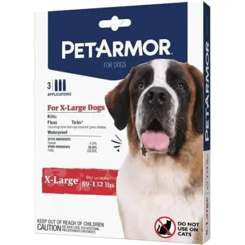 - ​​Christmas pet Christmas clothingPetArmor Flea and Tick Treatment for X-Large Dogs (89-132 Pounds)