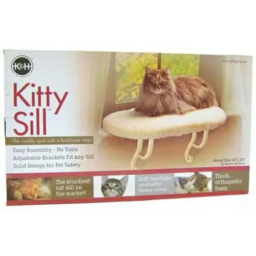 - ​​Christmas pet Christmas clothingK&H Pet Products Kitty Window Sill Bed (Unheated)