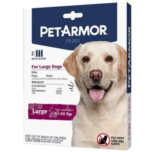 ---PetArmor Flea and Tick Treatment for Large Dogs (45-88 Pounds)