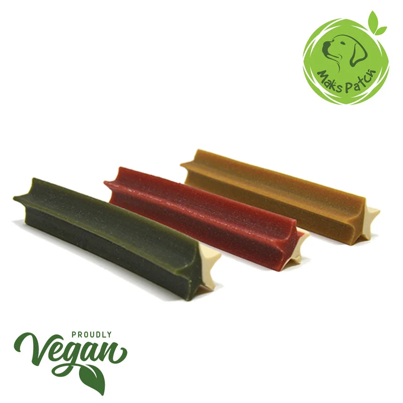 - Custom pet birthday cakeVegan Dog Treats - Maks'Patch Vegetarian Star Sticks. 3 sizes. - Custom pet birthday cakeVegan Dog Treats - Maks'Patch Vegetarian Star Sticks. 3 sizes.
