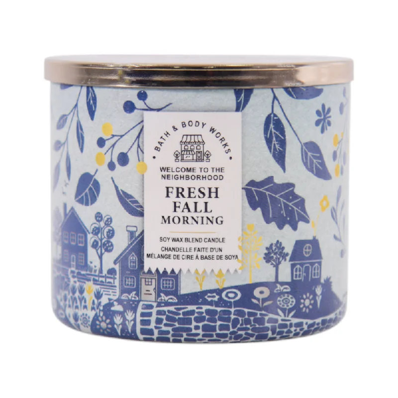 - ​​Christmas pet Christmas clothingBBW BODY CANDLE 3 WICK FRESH PALL MORNING 411 GM