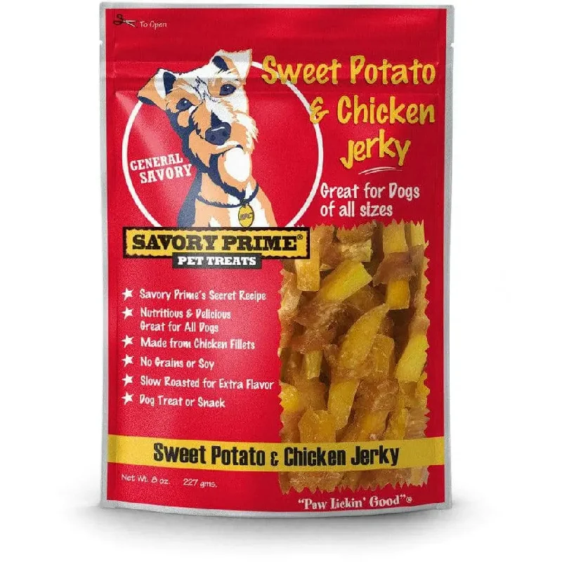 - Automatic induction pet water dispenserSavory Prime Sweet Potato and Chicken Jerky Dog Treats