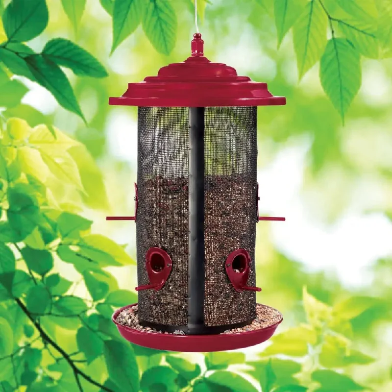 - Foldable and portable cat bagCrimson Extra-Large Twin Feeder