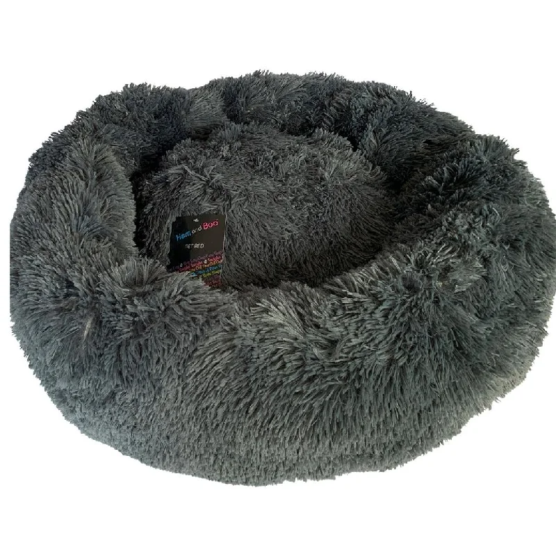 - Pet electric nail grinder silent modelSlate Grey Relaxation Calming Donut Dog Bed