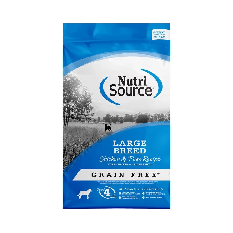 - Food for picky dogsNutrisource Grain Free Large Breed Chicken & Pea Dry Dog Food