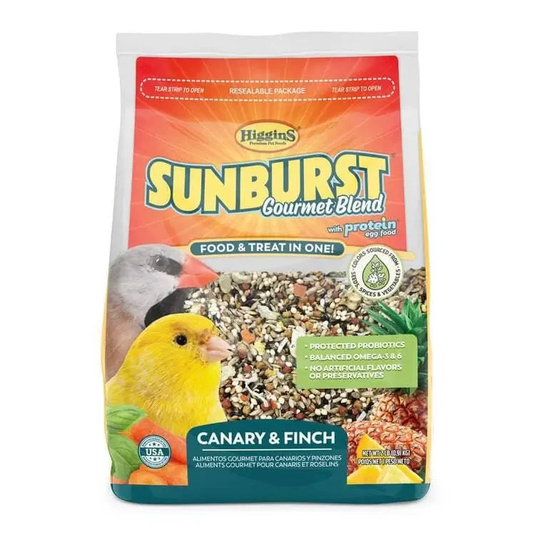 ---Higgins Sunburst Gourmet Canary & Finch Bird Food