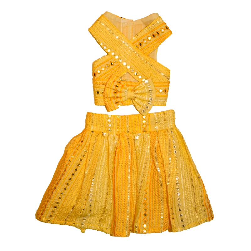- Degradable pet feces bagThe Papaw Cartel Sunrise Ghagra Choli with Mirror Embroidery for Dogs (Yellow)