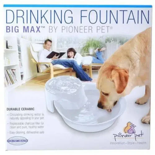 - Postoperative pet anti-licking Elizabethan collarPioneer Big Max Ceramic Drinking Fountain - White