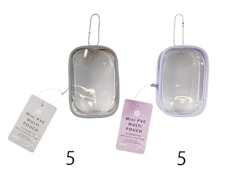 - Degradable pet feces bagMini multi pouch -MTC Cotton purple Crystal gray with gusset- - Degradable pet feces bagMini multi pouch -MTC Cotton purple Crystal gray with gusset-