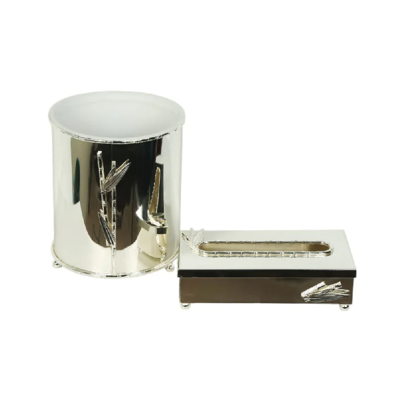 ---DUSTBIN SET ORCHIDTA2585