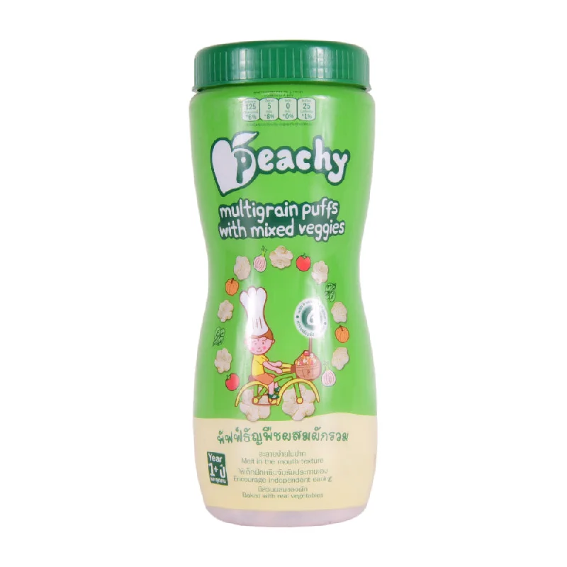 ---PEACHY BABY FOOD MULTIGRAIN MIXED VEGGES 1 YEAR PLUS 40 GM