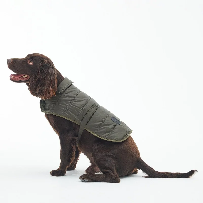  -Splash-proof food bowl AND Anti-choking slow food bowlBarbour Baffle Quilted Dog Coat Dark Olive
