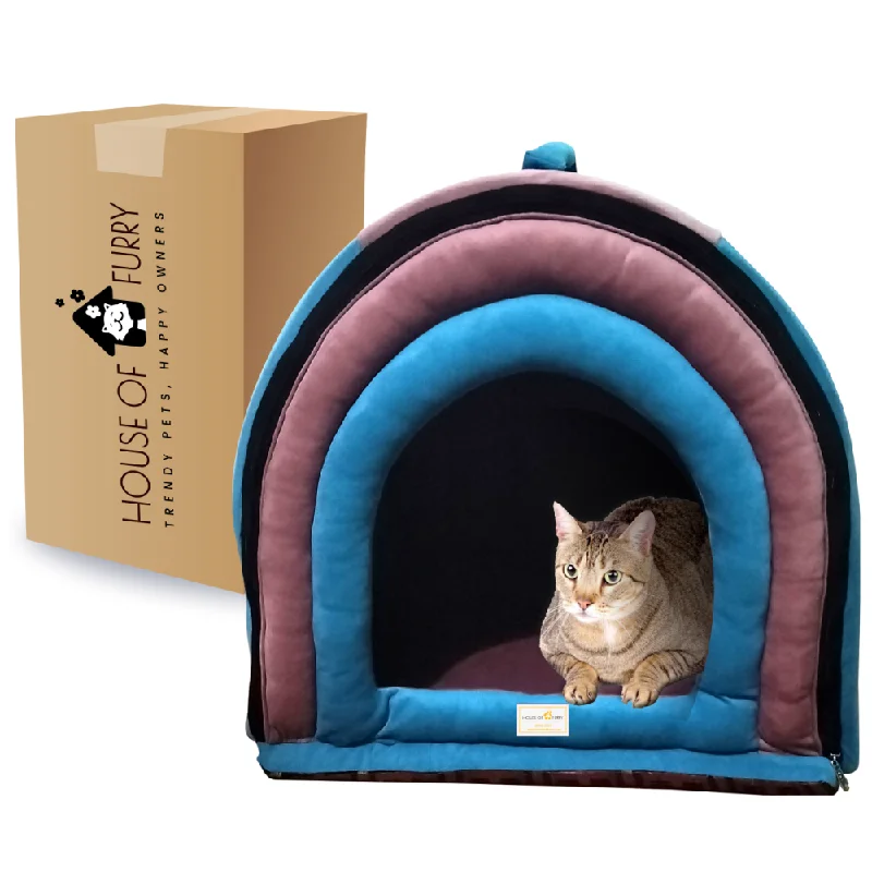 -Non-contact cat thermometerHouse of Furry Premium Tunnel House for Dogs and Cats (Pink/Sky Blue) -Non-contact cat thermometerHouse of Furry Premium Tunnel House for Dogs and Cats (Pink/Sky Blue)