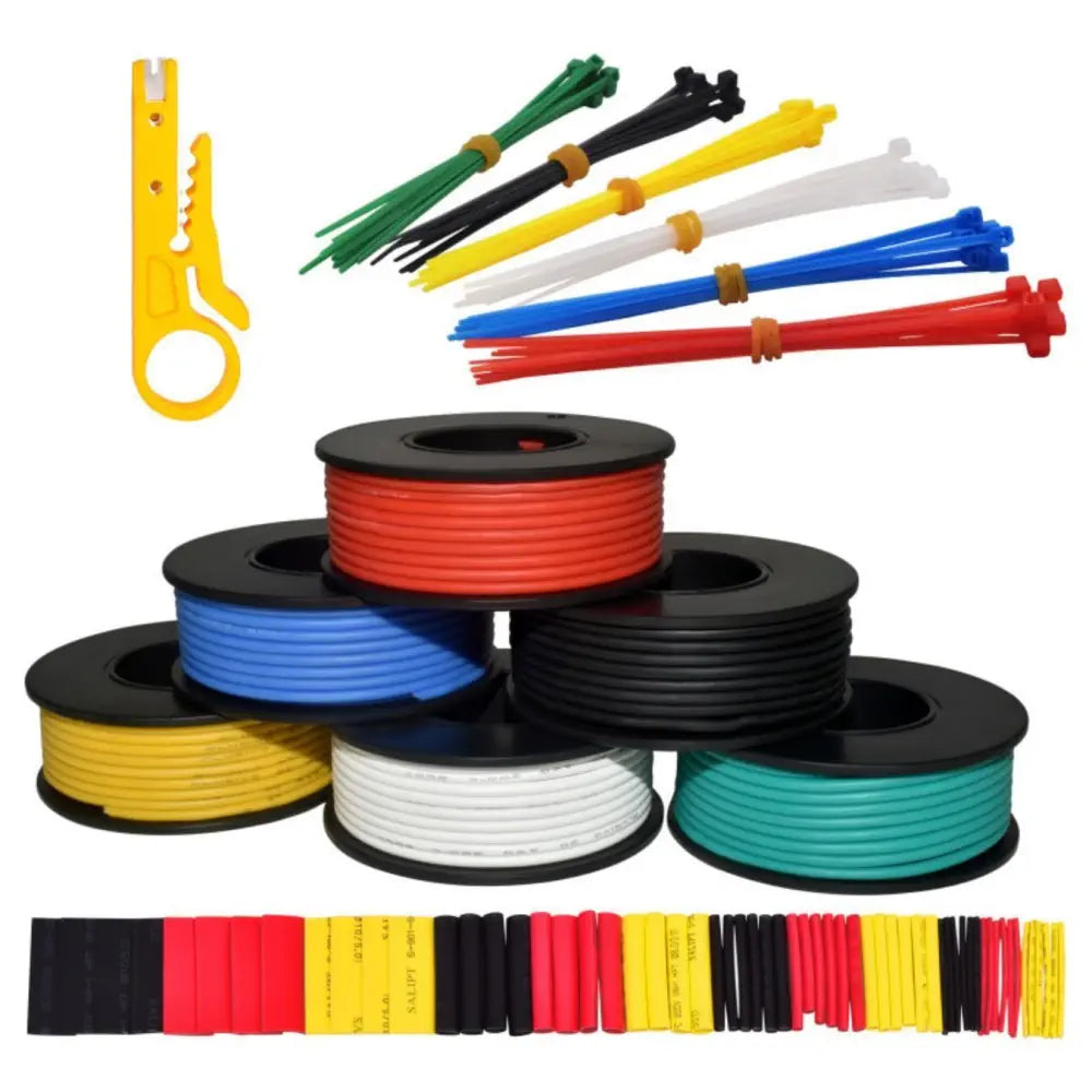 - Air box TSA certified check-inPlusivo 20AWG Hook Up Wire Kit - 6 Colors (7m each)