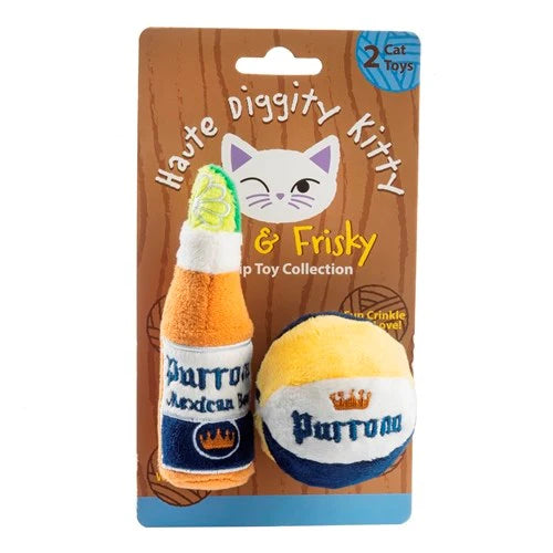 - Solid wood cat climbing frame customizedPurrona Bottle & Ball Catnip Toy