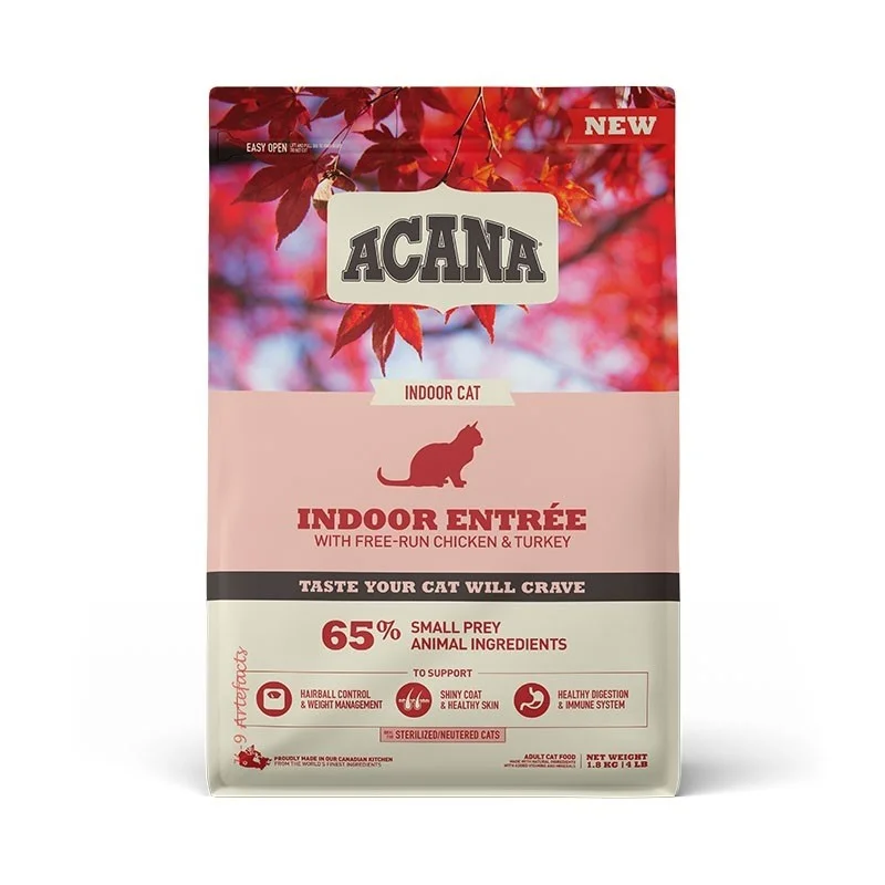  . **Health and Nutrition**  Acana Classics Indoor Entree Dry Cat Food