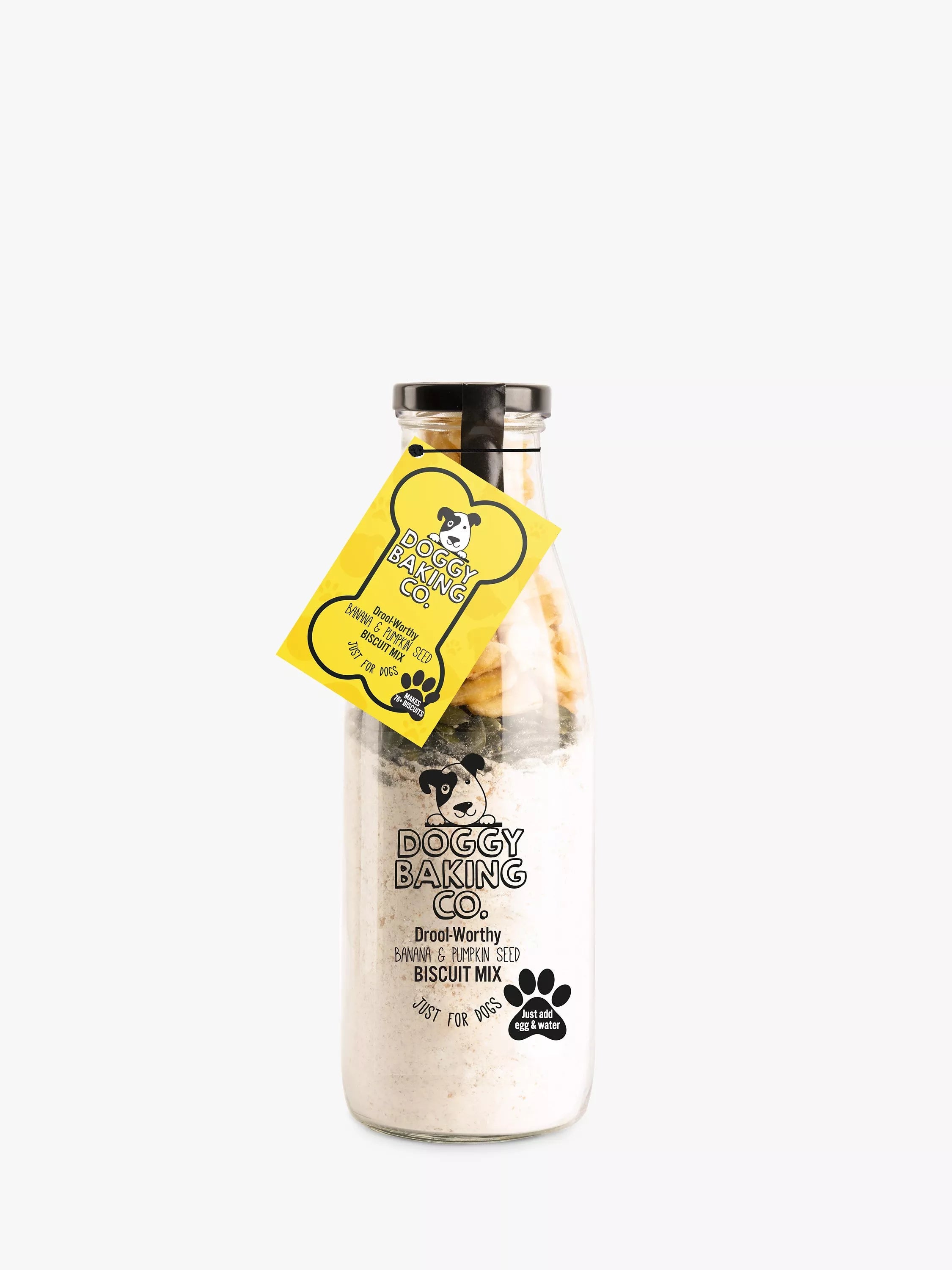 ---The Bottled Baking Co. Dog Banana & Pumpkin Seed Biscuit Mix