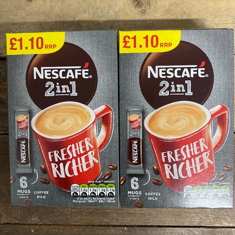 - ​​Christmas pet Christmas clothing12x Nescafe Original 2in1 Instant Coffee Sachets (2 Boxes of 6x9g)
