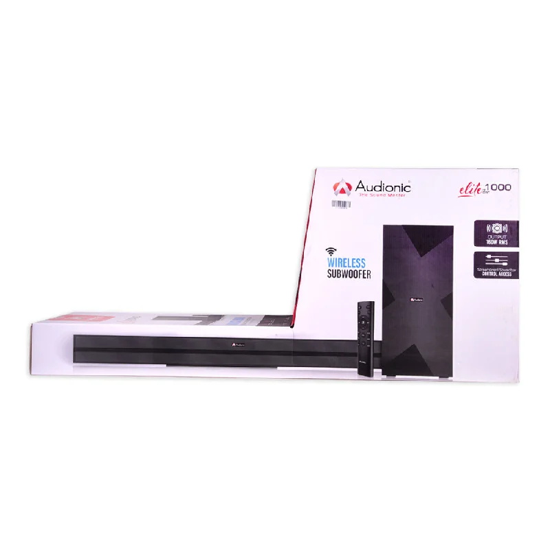 - Remote interactive pet feederAUDIONIC SOUND BAR ELITE 1000