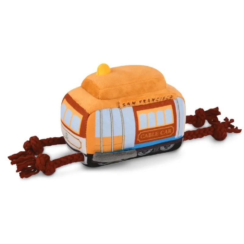 - Degradable pet feces bagP.L.A.Y Canine Commute San Pup-cisco Cable Car Dog Toy