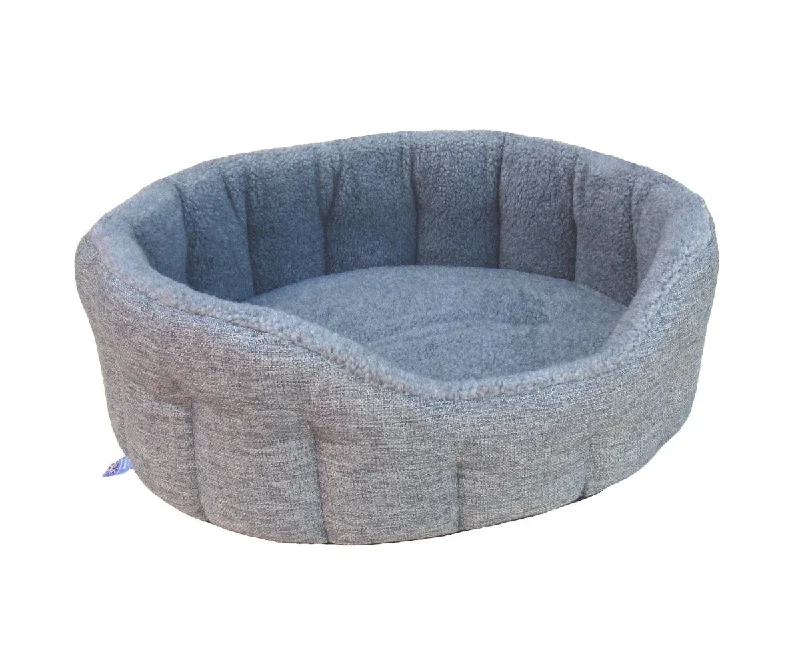  -Non-contact cat thermometerGrey Basket Weave With Grey Fleece Softee Dog Bed