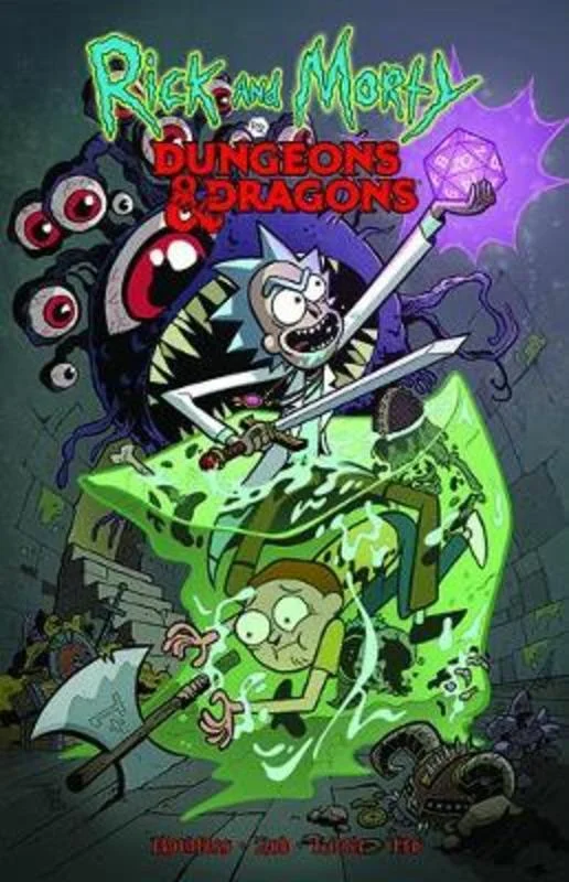 -Splash-proof food bowl AND Anti-choking slow food bowlRick and Morty vs. Dungeons & Dragons