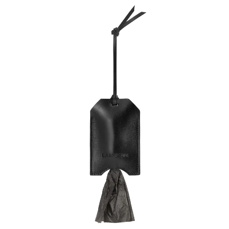 - Parrot climbing and standing wooden frameSaku Natural Italian Black Leather Poo Bag Dispenser by Labbvenn - Parrot climbing and standing wooden frameSaku Natural Italian Black Leather Poo Bag Dispenser by Labbvenn