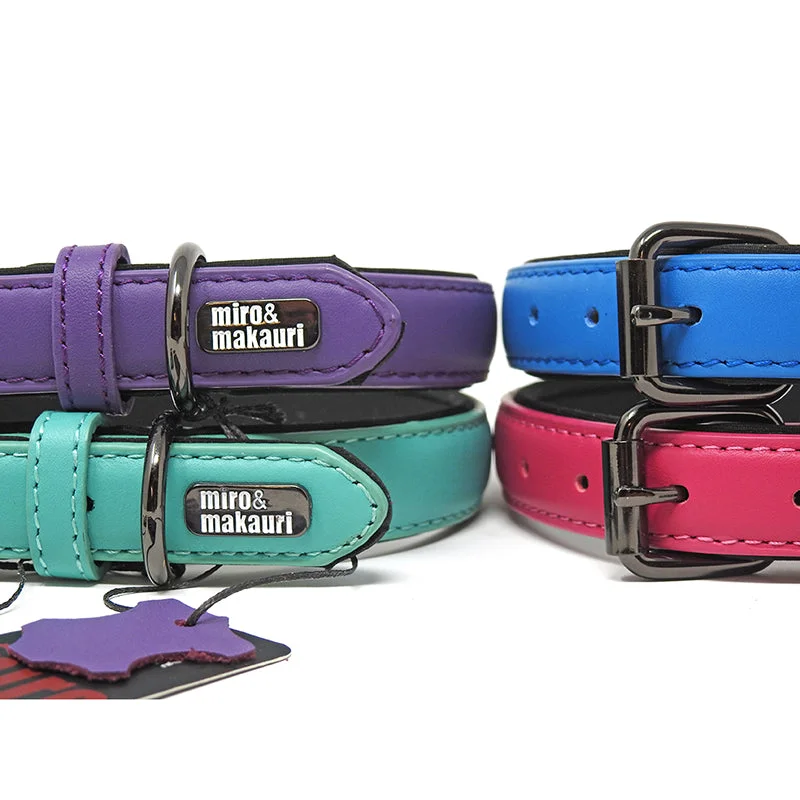 - Durable nylon dog leash wholesaleLeather Dog Collars - the 'Milford' Range by Miro & Makauri - Pink, Purple, Blue, Turquoise - Durable nylon dog leash wholesaleLeather Dog Collars - the 'Milford' Range by Miro & Makauri - Pink, Purple, Blue, Turquoise