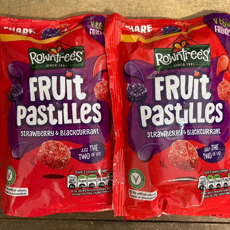 - Natural latex pet mattress3x Rowntree's Fruit Pastilles Strawberry & Blackcurrant Share Bags (3x143g) - Natural latex pet mattress3x Rowntree's Fruit Pastilles Strawberry & Blackcurrant Share Bags (3x143g)