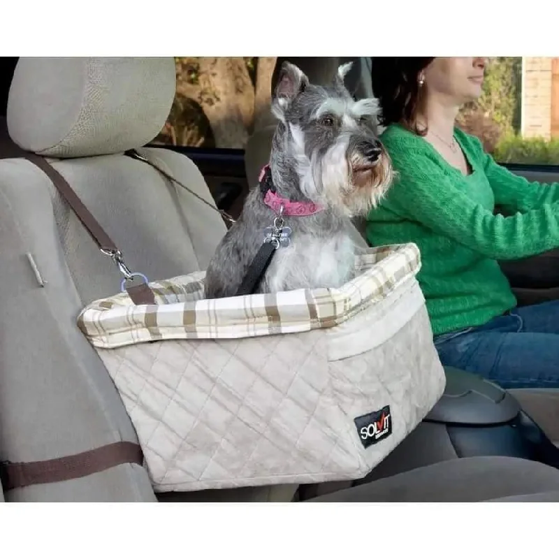 - Teething and chewing toys for puppiesSolvit Products Deluxe Dog Booster Seat Tan Large (Deluxe)