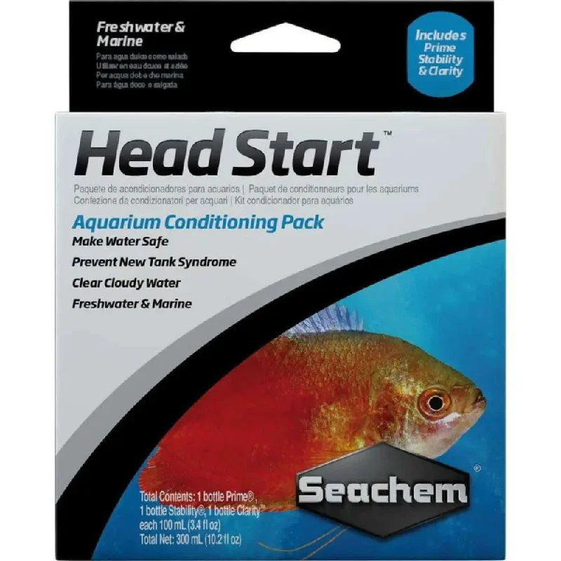 - Degradable pet feces bagSeachem Laboratories HeadStart Aquarium Conditioning Starter Pack 10.2 fl oz, 3 ct - Degradable pet feces bagSeachem Laboratories HeadStart Aquarium Conditioning Starter Pack 10.2 fl oz, 3 ct
